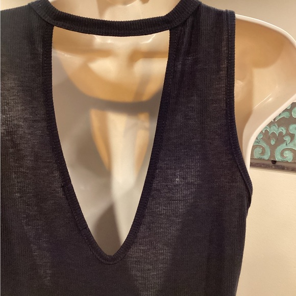 Acemi Black Ribbed Jersey Maxi Dress - Picture 3 of 6